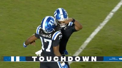 Duke QB Maalik Murphy Had NSFW Reaction to His 86-Yard TD Pass on Game's First Play