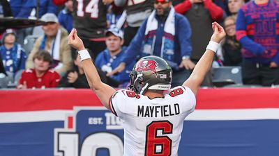 Baker Mayfield Mocked the Tommy Cutlets Celebration After TD vs. Giants