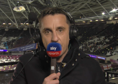 Gary Neville claims the 'pressure is on Arsenal' after Man City's crisis continues