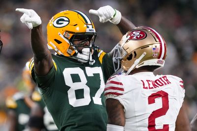 Packers lose WR Romeo Doubs to concussion vs. 49ers