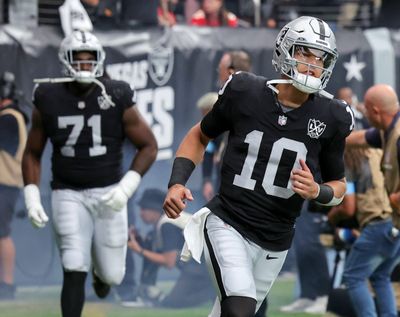 Desmond Ridder says he is ready to go if called upon to start for Raiders