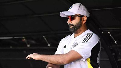 Watch: Rohit Sharma hits the nets following arrival in Perth