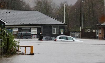 Storm Bert: environment secretary says flood defences in ‘worst condition on record’ after Tory government – as it happened