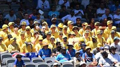 Near-record crowd watch India crush Australia in Perth