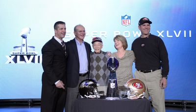 Jim, John’s parents will not be in attendance for ‘HarBowl’ on Monday night