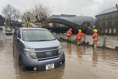 Storm Bert: photos reveal brutal impact as Met Office warnings remain for UK