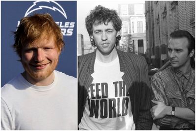 Live Aid promoter dismisses ‘woke do-gooders’ questioning Band Aid after Ed Sheeran statement