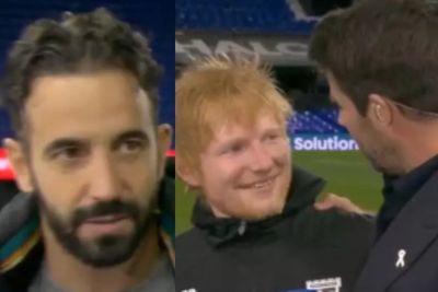 Ruben Amorim makes rare Manchester United request as Ed Sheeran issues apology