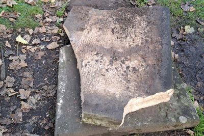 Prop gravestone of Dickens’ character Scrooge destroyed weeks before Christmas