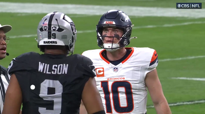 Broncos QB Bo Nix went viral after staring into Tyree Wilson’s soul