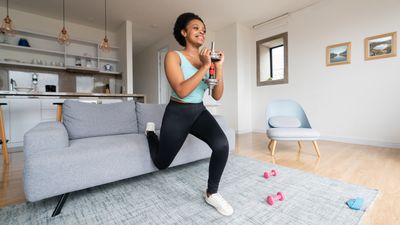 Build stronger legs at home with this trainer's go-to lower-body dumbbell workout