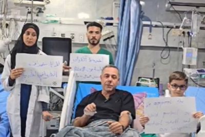 Injured Gaza Doctor Pleads for Release of Detained Hospital Staff 'Beaten, Insulted' by Israeli Forces