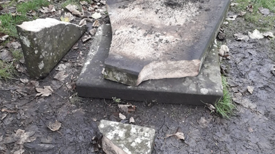 Anonymous Grinch Destroys Ebenezer Scrooge's Iconic Tombstone Weeks Before Christmas