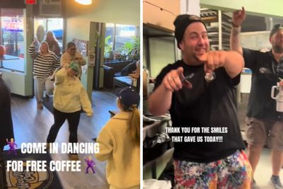 Boston Coffee Shop Goes Viral for Offering Free Coffee in Exchange for Dance Moves: 'Why Am I Crying?'