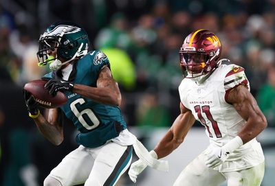 DeVonta Smith is the Eagles nominee for 2024 Art Rooney Sportsmanship Award
