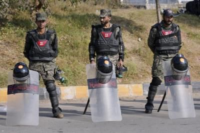 Pakistani Police Clash With Imran Khan Supporters In Islamabad