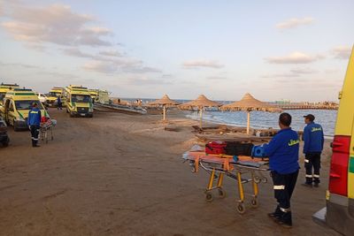 Two Britons missing after tourist yacht sinks off Egypt coast