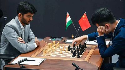World Chess Championship: Gukesh gets early wakeup call as Ding Liren takes exciting win in Game 1