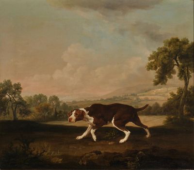 George Stubbs dog painting expected to reach up to £2m at auction