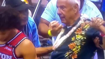 Roy Williams Got Knocked Out of His Chair at the Maui Invitational