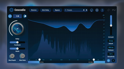 "Delay doesn't have to distract": iZotope's Cascadia brings a contemporary twist to vintage-inspired tape delay