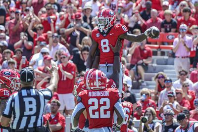 Georgia WR returns to practice after suspension, arrest