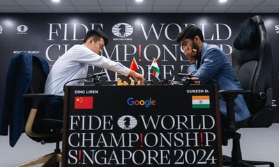 World Chess Championship: Ding Liren leads Gukesh Dommaraju after Game 2 draw