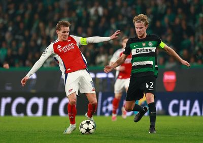 Arsenal player ratings vs Sporting CP: Martin Odegaard majestic as Jurrien Timber enjoys best game