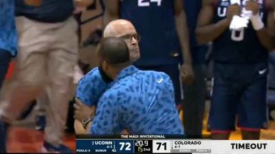 Dan Hurley Had to Be Held Back by Coaches in Heated Final Seconds of UConn Loss