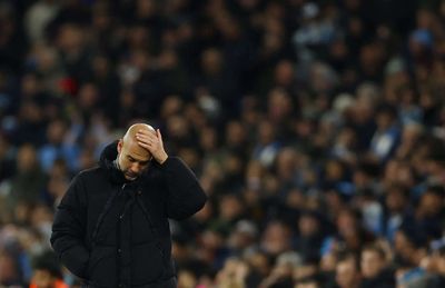 'I want to harm myself': Pep Guardiola jokes about cuts on nose, head after Manchester City blow 3-0 lead