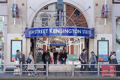 High Street Kensington Tube station track fire forces rush hour evacuation and delays