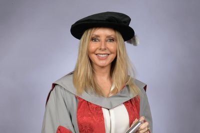 Carol Vorderman achieves family double with university honour