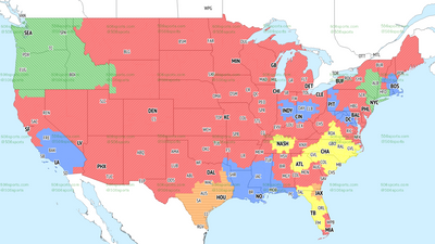 Jaguars vs. Texans: Week 13 TV broadcast map