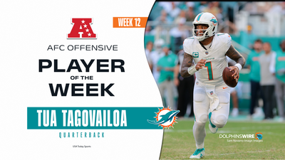 Tua Tagovailoa earns AFC Player of the Week honors for Week 12