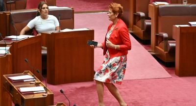 Lidia Thorpe suspended after racism row with Pauline Hanson