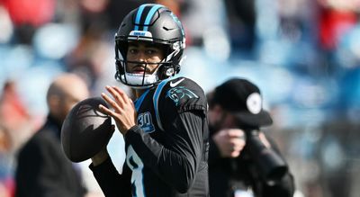 Panthers HC Dave Canales is asked if Bryce Young will be team’s starting QB moving forward