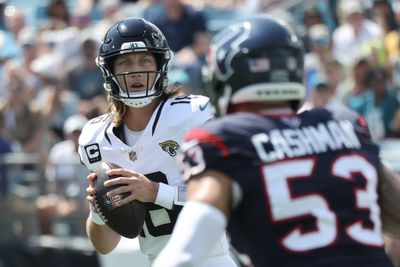 Is Trevor Lawrence playing against Texans? Injury update on Jacksonville Jaguars QB’s shoulder