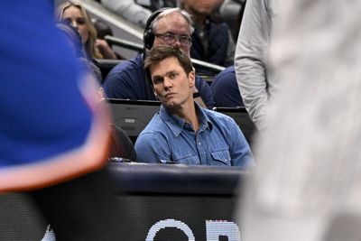 Tom Brady takes in Knicks-Mavs before working Giants-Cowboys