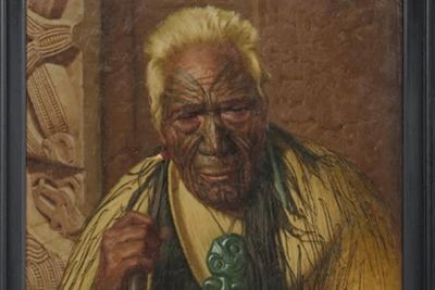 Painting of Māori elder sells for £1.7m and becomes most valuable artwork in New Zealand history