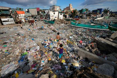 AP PHOTOS: Millions of tons of plastic foul the world around us
