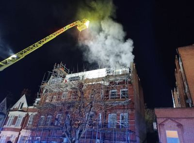 West Hampstead roof fire forces evacuation of 25 people to safety