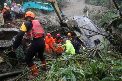 Landslide triggered by rain in Indonesia's Sumatra island kills at least 7 people