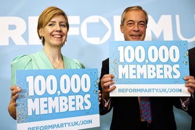 Ex-Tory minister Andrea Jenkyns defects to join Nigel Farage’s Reform UK