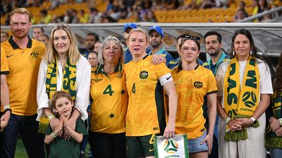 Tears flow as Polks gets Matildas farewell in Brisbane