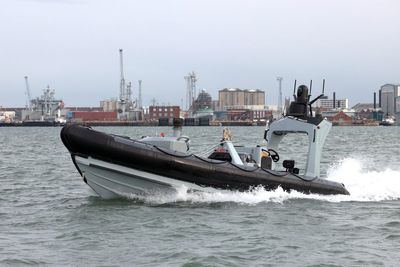 ‘Robot Rib’ drone boat tested by Royal Navy in UK waters for first time