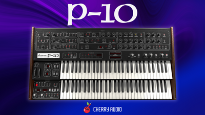 Cherry Audio's P-10 captures the sound of "one of the most desirable flagship analogue polysynths ever created" - and brings that synth into the 21st century