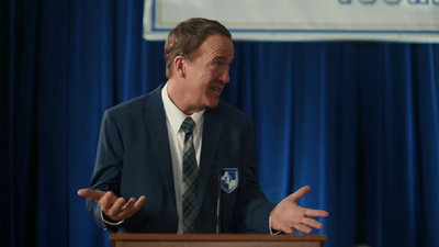 Peyton Manning stars in Nationwide’s new Debatin’ Manning commercial