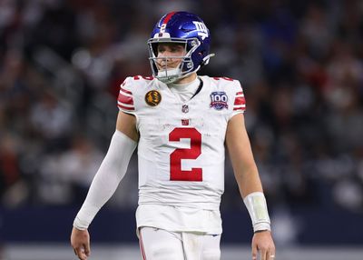 Drew Lock turns the ball over twice in first start with Giants