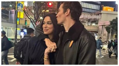 Dua Lipa arrives in Mumbai for her upcoming concert; twins with beau Callum Turner on dinner date in Bandra