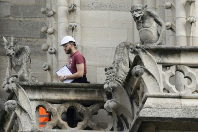 Macron Offers First Glimpse Of Post-fire Notre Dame